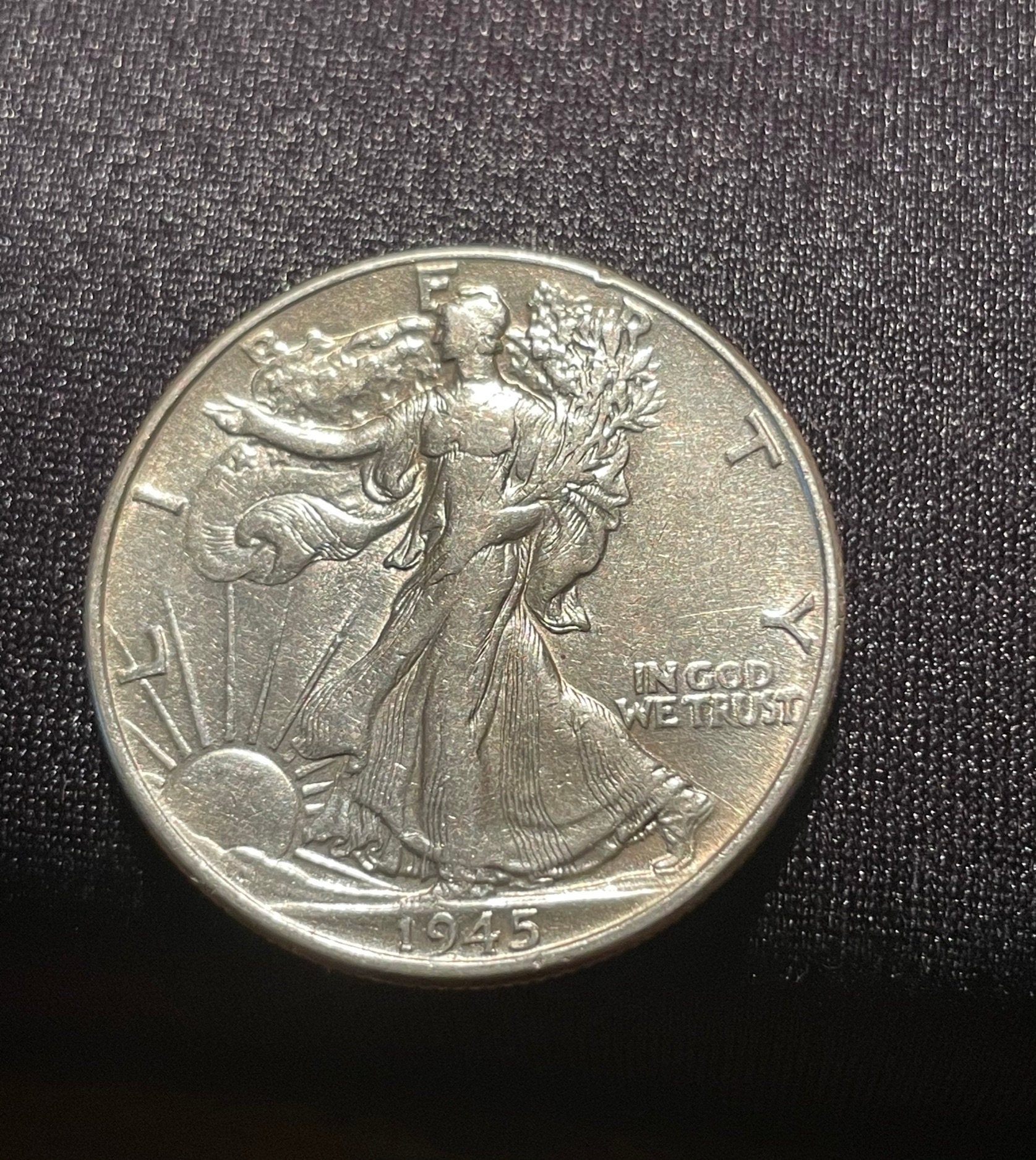 1945 Standing Liberty Half Dollar XF/AU Etsy