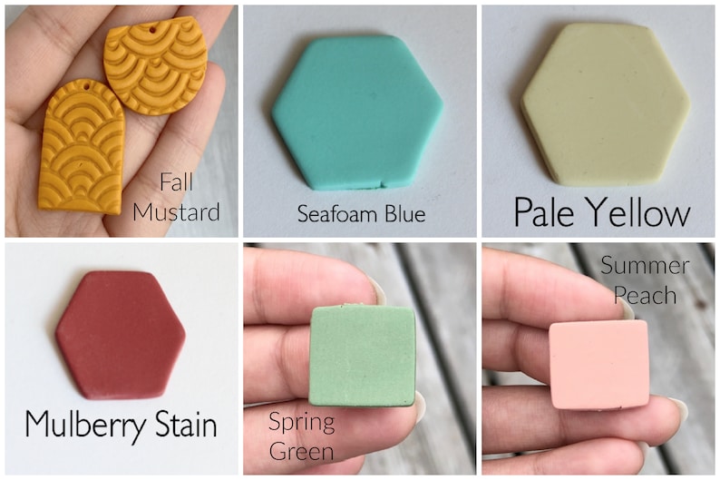 Polymer Clay PDF Color Recipes Bold Bright / Colour Palettes / Digital Recipe Download / DIY Easy Mixing Guide / Spring Summer Colours image 2