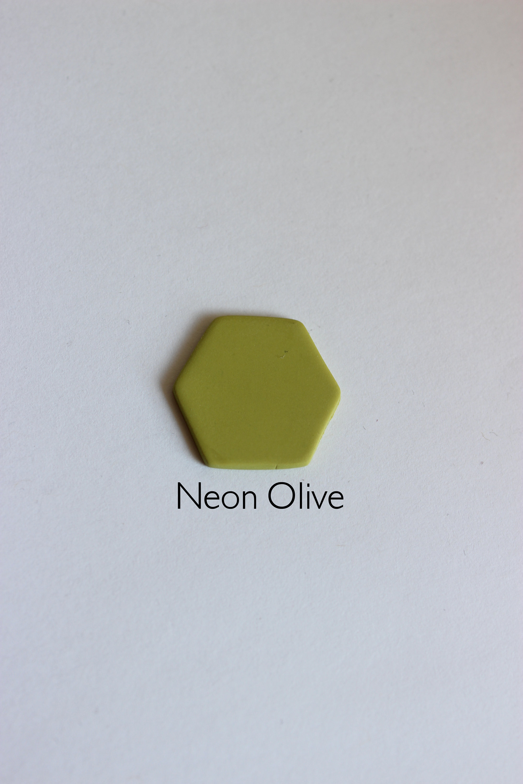 Polymer Clay PDF Color Recipes Neon Olive Green / Colour Etsy