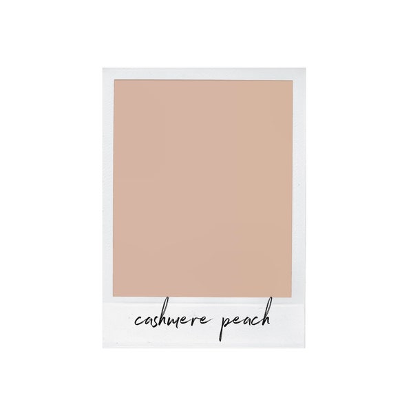 Polymer Clay PDF Color Recipes Cashmere Peach Muted Light Pink / Colour Palettes / Digital Recipe Download / DIY Easy Mixing Guide Neutrals