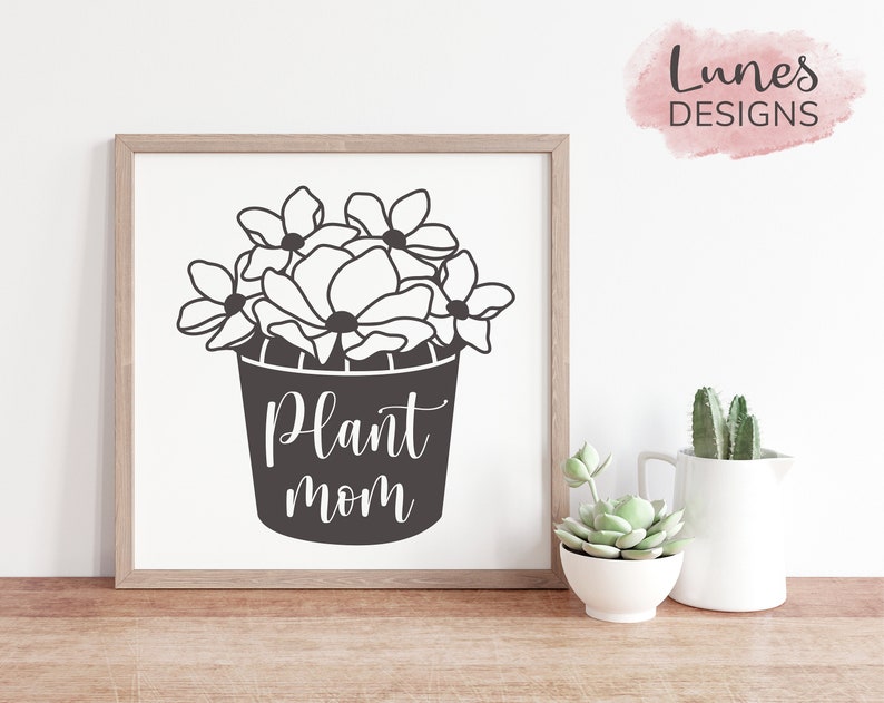 Download Flower pot svg Plant mom svg Floral svg file for cricut | Etsy