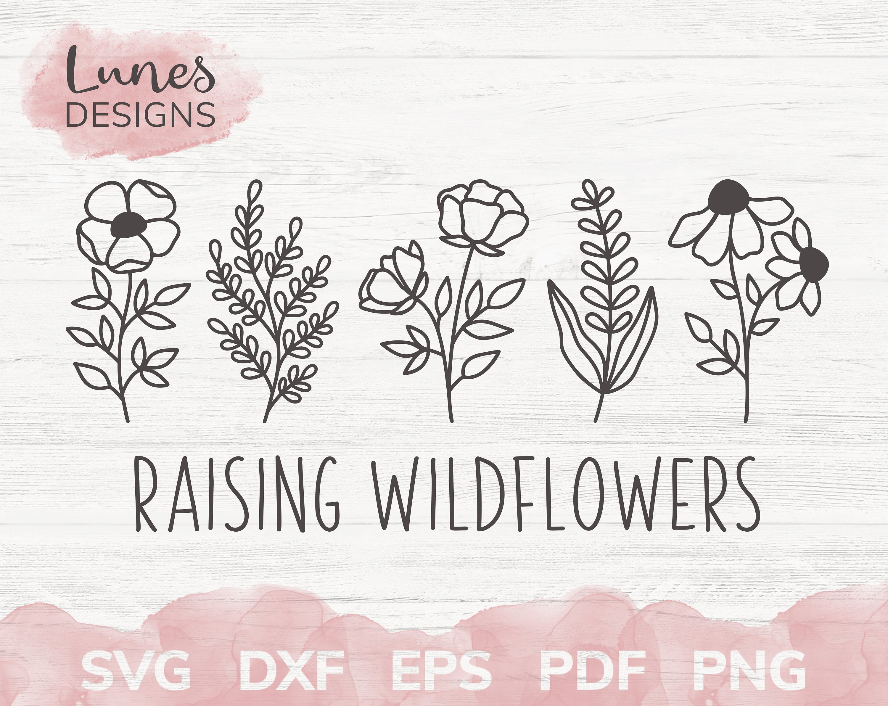 Free Wildflower Svg SVG PNG EPS DXF File