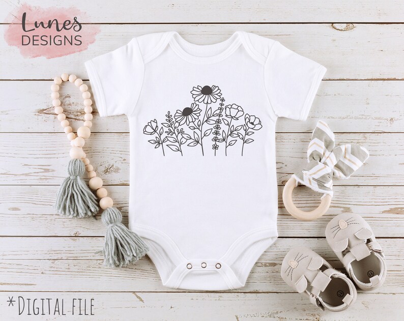 Download Flower border svg Split monogram svg Wildflowers svg Leaf ...