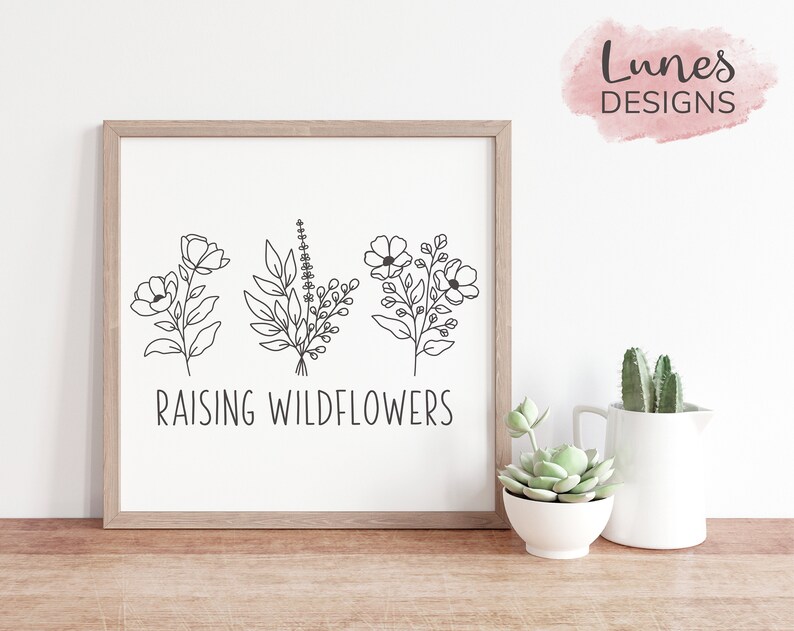 Free Free 136 Raising A Little Wildflower Svg SVG PNG EPS DXF File