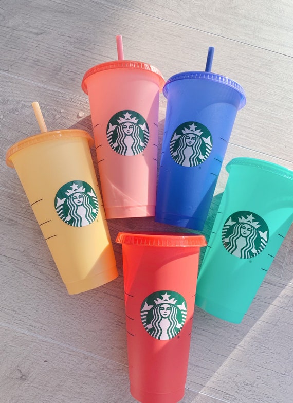 Custom Color Changing Starbucks Cup Custom Starbucks Cold | Etsy