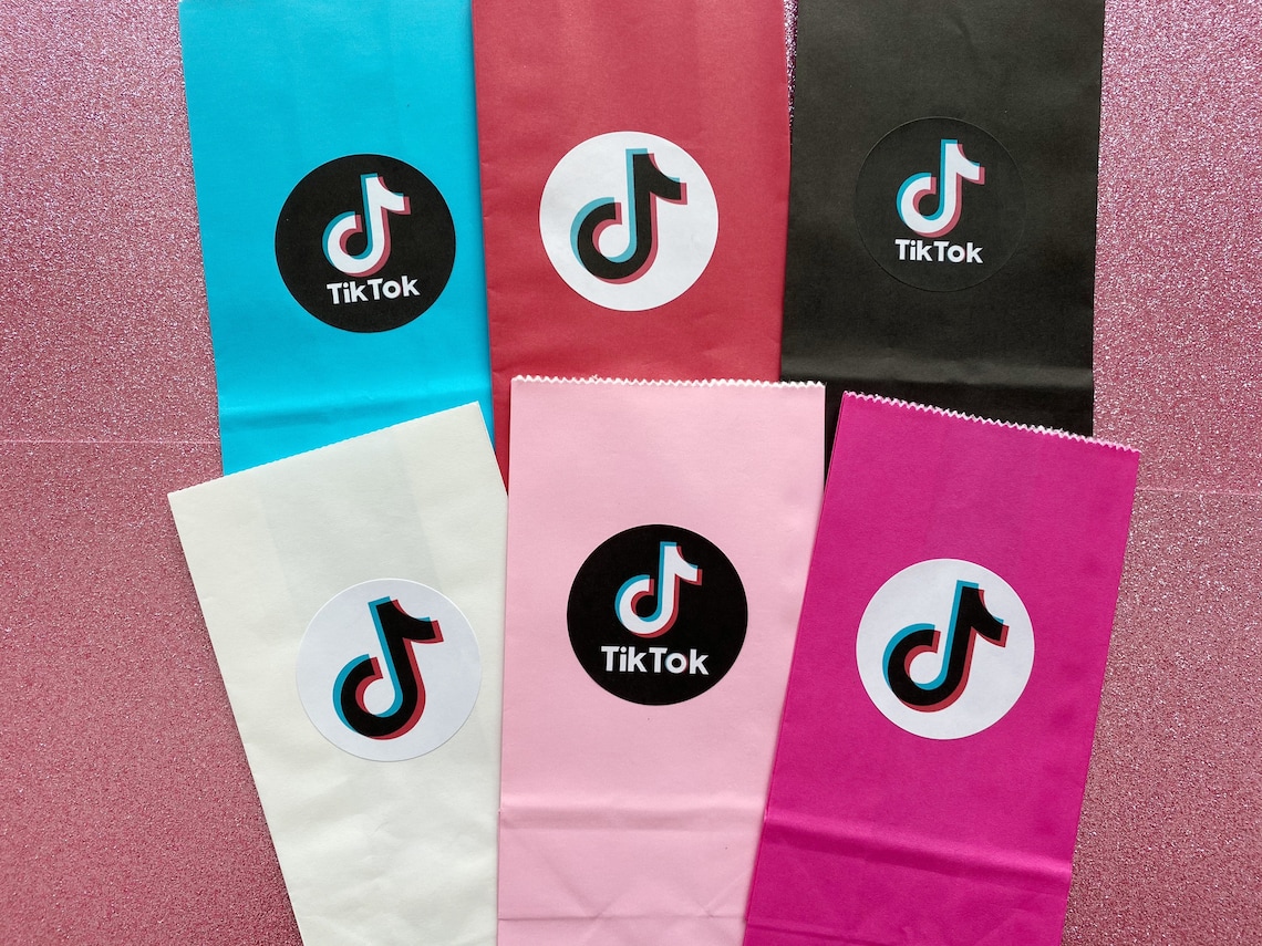 Tiktok Party Goodie Bag Tiktok Theme Birthday Tiktok Party Etsy