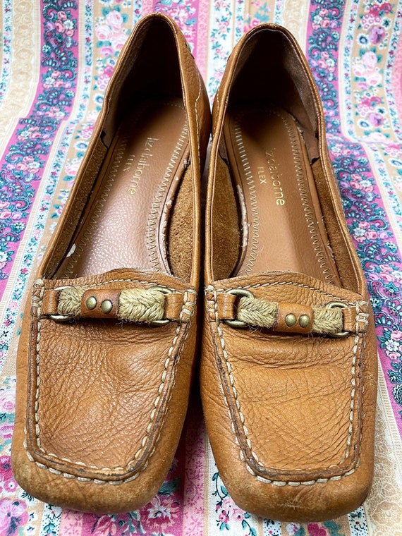 Size 6.5/ Liz Claiborne Soft Leather Heeled Loafe… - image 5