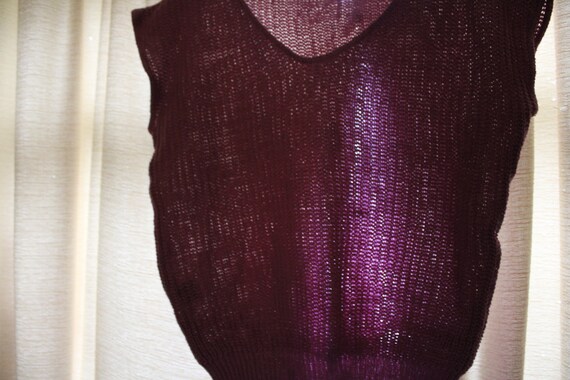 Pastel Purple/Mauve Vintage Acrylic Crochet Almost