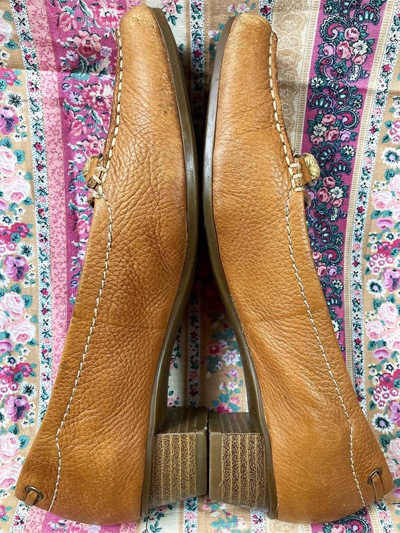 Size 6.5/ Liz Claiborne Soft Leather Heeled Loafe… - image 8