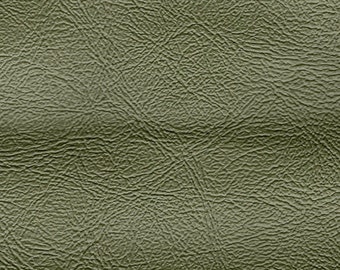 1 1/4 Yards Light Green Vintage Auto Vinyl w/ Leather Pattern