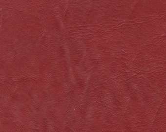 BTY Vintage Currant Red Faux Leather Auto Vinyl