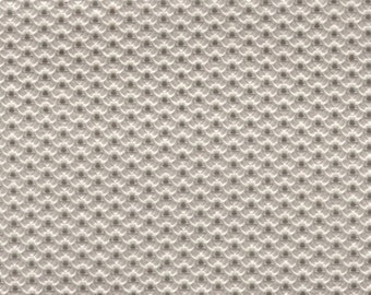 1 1/2 Yards 1976 Chrysler White Vintage Auto Vinyl w/ Basket Weave