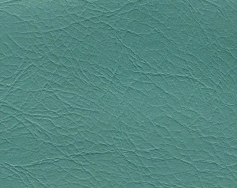 2 Large Remnants Teal Vintage Leather Like Auto Vinyl