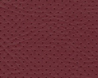 1 5/6 Yards Vintage Maroon Perforated Auto Vinyl