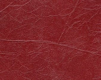 BTY Vintage Glossy Red Auto Vinyl w/ Felt Backing