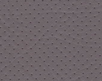 2 Remnants 1+ Yards 1990s Grey Vintage Auto Vinyl w/ Piercings