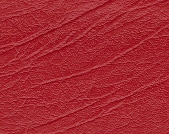 BTY Vintage Vivid Red Auto Vinyl w/ Elephant Skin