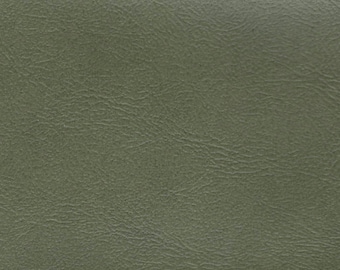 BTY Vintage Green Auto Vinyl w/ Leather Like Pattern
