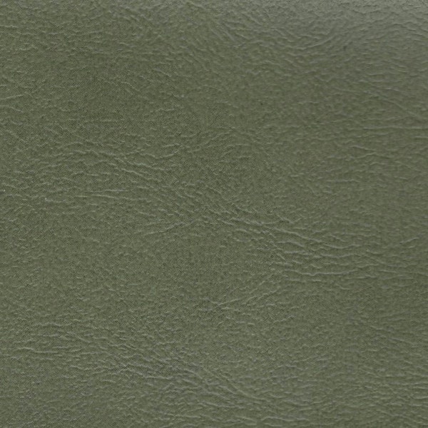 BTY Vintage Green Auto Vinyl w/ Leather Like Pattern