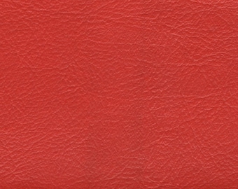 BTY Vintage auto vinyl Cherry Red light texture