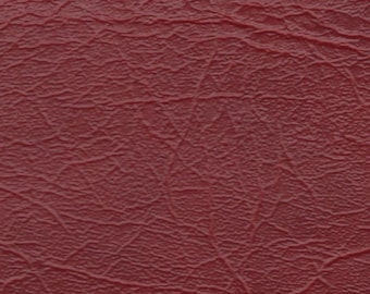 BTY Vintage Blood Red Auto Vinyl w/ Elephant Skin
