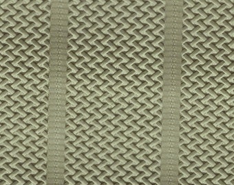 1 2/3 Yards 1970s Ford Vintage Green Auto Vinyl w/ Heat Pressed Basket Weave and Channels