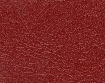 BTY Vintage 1979-81 Ford Red/Burgundy Auto Vinyl w/Elephant Skin Grain