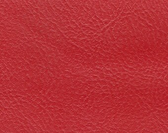 2 Yards 1974 GM Fire Red Auto Vinyl w/ Shallow Perforations