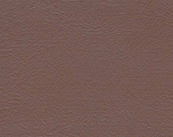 1 1/3 Yards Brown Vintage Faux Leather Auto Vinyl