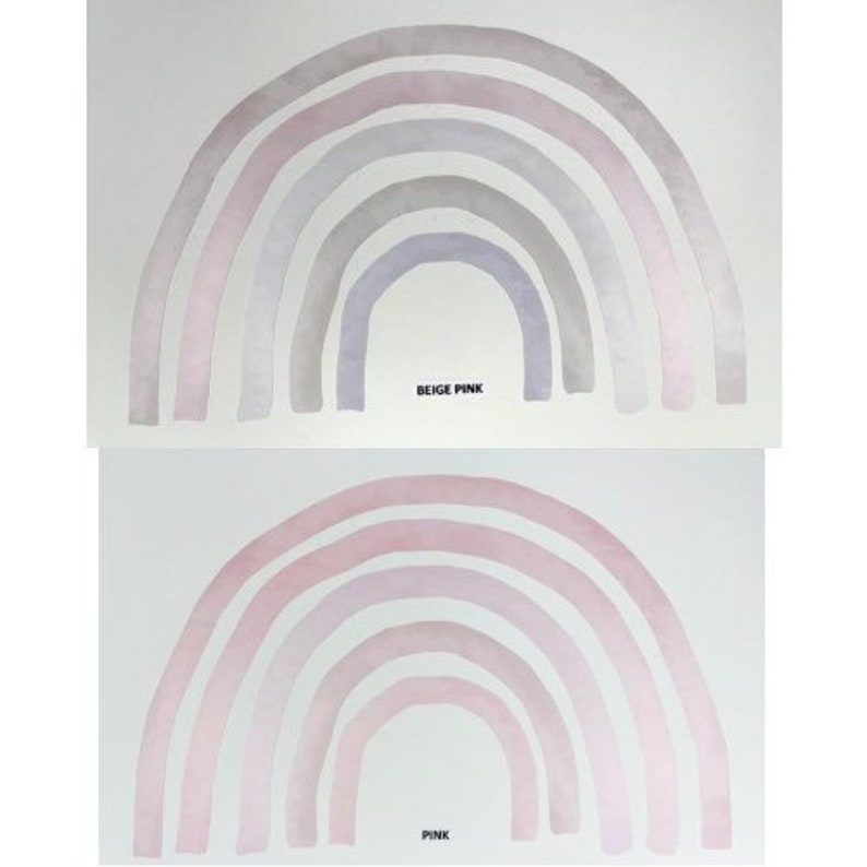 Large Rainbow Wall Decal Etsy Australia