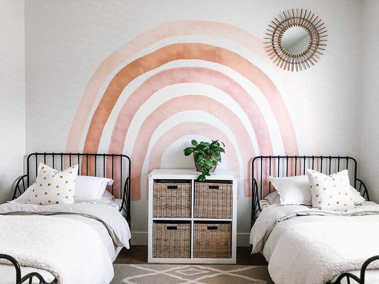 Grand Autocollant Mural Arc-En-Ciel