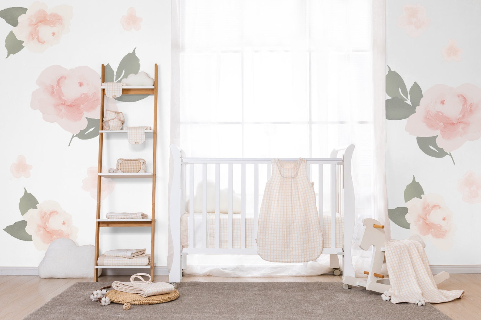 Eden Floral Wall Decals Etsy