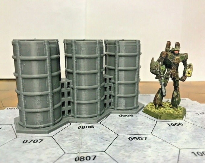 BattleTech/CityTech - Mapscale Building - 3-Hex Fuel Tanks