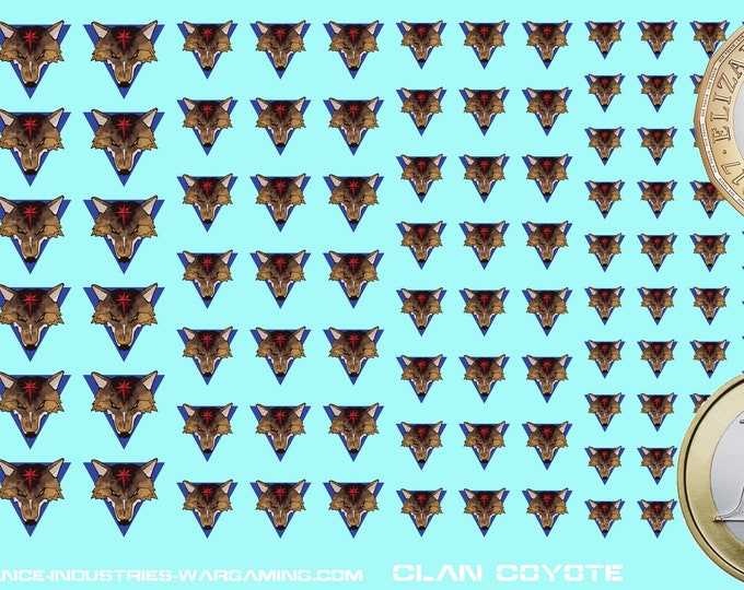 Clan Coyote | Premium Decals for BattleTech / Mechwarrior / Alpha Strike