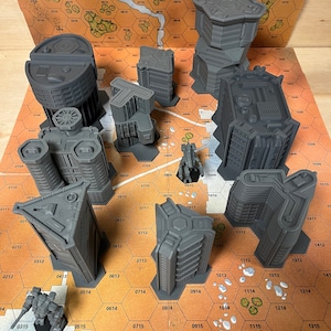 BATTLEBLOX - Star City - Core Set | American Mecha | Compatible with BT and other 6mm Tabletop Wargames