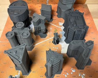 BATTLEBLOX - Star City - Core Set | American Mecha | Compatible with BT and other 6mm Tabletop Wargames