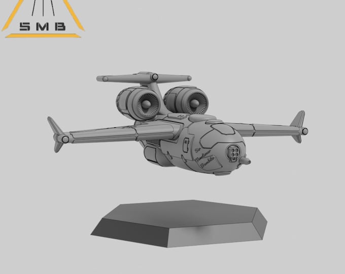 Stork Light Refuelling Craft- SirMortimerBombito Sculpt | American Mecha | Compatible with Battletech
