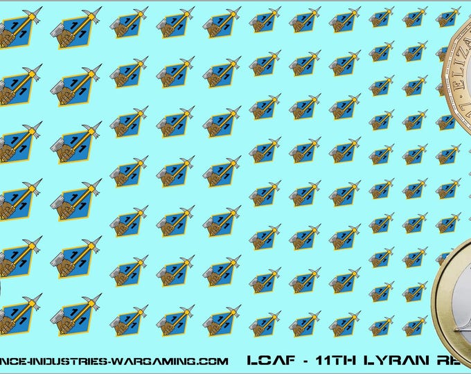 Lyran Commonwealth - Lyran Regulars - 11th Lyran Regulars | Premium Decals for BattleTech / Mechwarrior / Alpha Strike