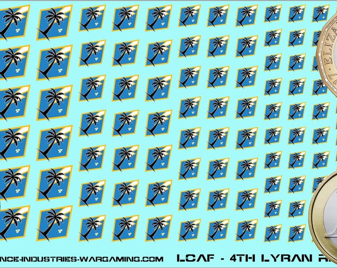 Lyran Commonwealth - Lyran Regulars - 4th Lyran Regulars | Premium Decals for BattleTech / Mechwarrior / Alpha Strike