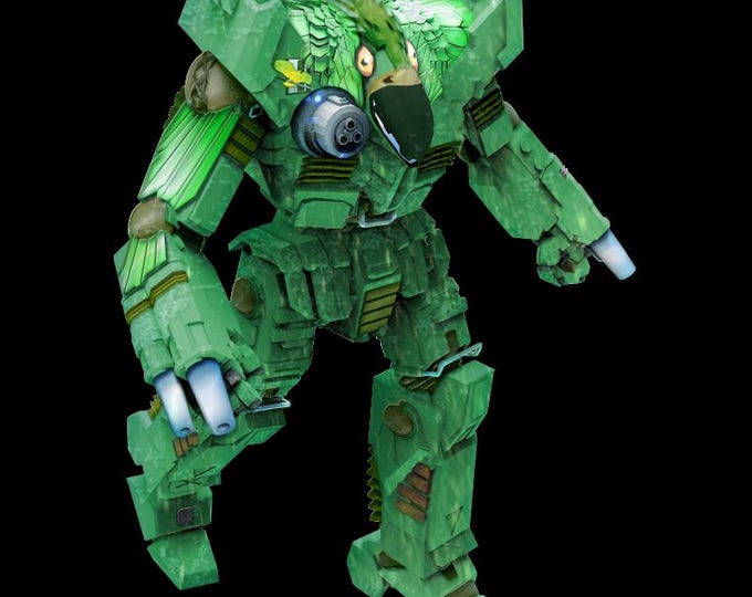 Stooping Hawk by Brian Banzai | Multiple Variants | American Mecha | Compatible with BT and other 6mm Tabletop Wargames