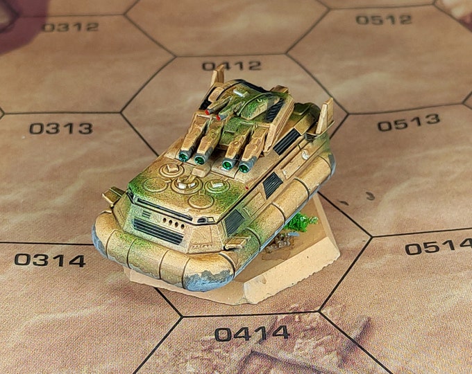 Battletech Miniatures - Sabaku Kaze Hover Tank - SirMortimerBombito Sculpt