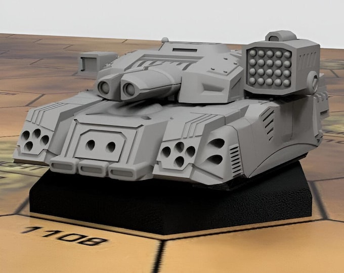Brutus Assault Tank | DIW Exclusive | American Mecha | Compatible with BT and other 6mm Tabletop Wargames