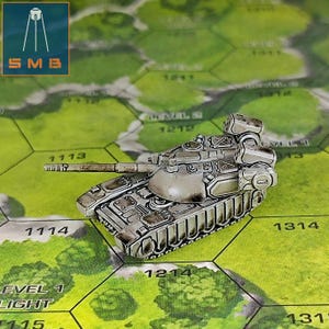 Po II Heavy Tank | Sir Mortimer Bombito | American Mecha | Compatible with BT and other 6mm Tabletop Wargames