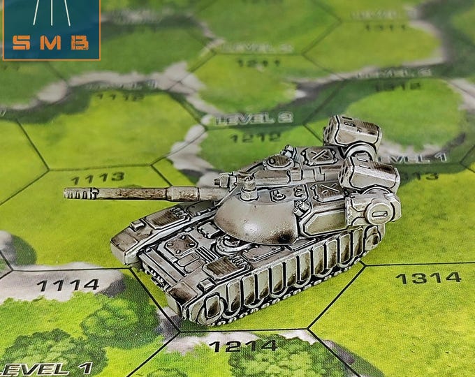 Po II Heavy Tank - SirMortimerBombito Sculpt | American Mecha | Compatible with BT and other 6mm Tabletop Wargames