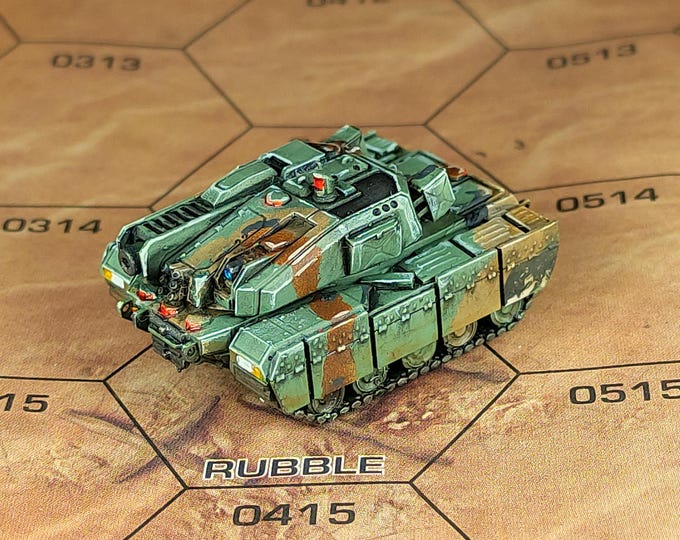 Oro Tank - SirMortimerBombito Sculpt | American Mecha | Compatible with BT and other 6mm Tabletop Wargames