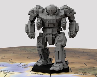 Atlas AS7-W Warlord | Special Variant by Syllogy | American Mecha | Compatible with BT and other 6mm Tabletop Wargames