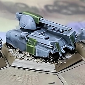 Enyo Tank | Sir Mortimer Bombito | American Mecha | Compatible with BT and other 6mm Tabletop Wargames