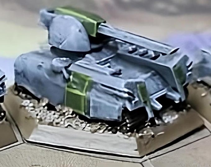 Enyo Tank - SirMortimerBombito Sculpt | American Mecha | Compatible with BT and other 6mm Tabletop Wargames