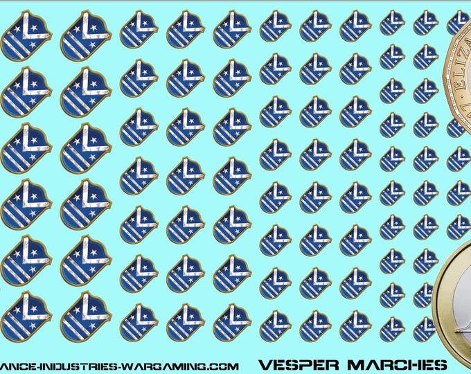 Periphery - Vesper Marches - Colonial Marshals | Premium Decals for BattleTech / Mechwarrior / Alpha Strike