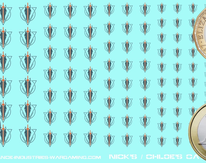 Mercenaries - Nick's Cavaliers | Premium Decals for BattleTech / Mechwarrior / Alpha Strike